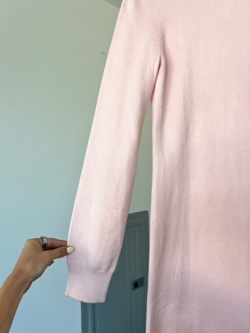 Lovers + Friends Tamarin Sweater Dress- New With Tags- Baby Pink- Small - Picture 4 of 12
